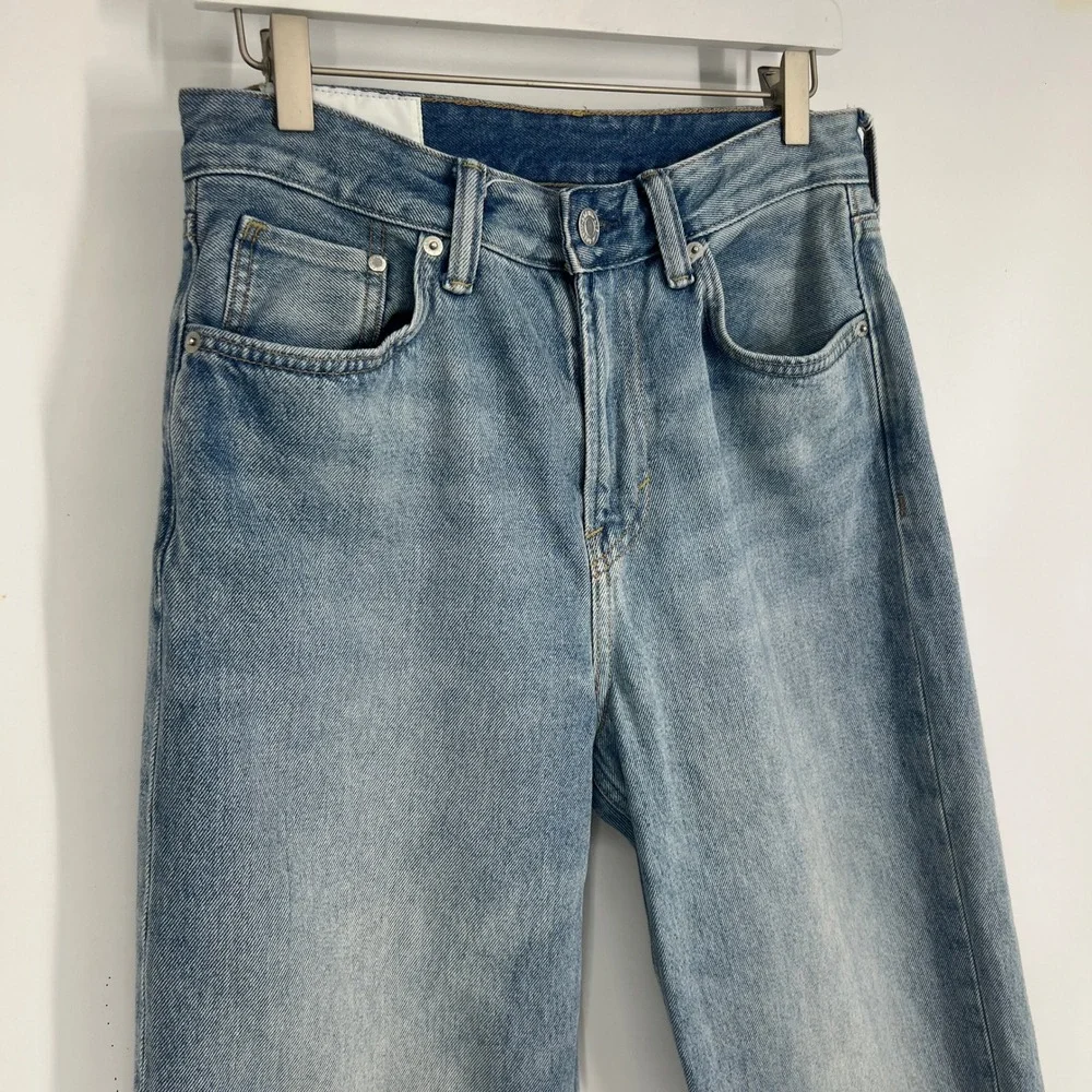 HM Loose Ample‎ Men Light Wash Blue Denim Jeans 28x30 0979945 9